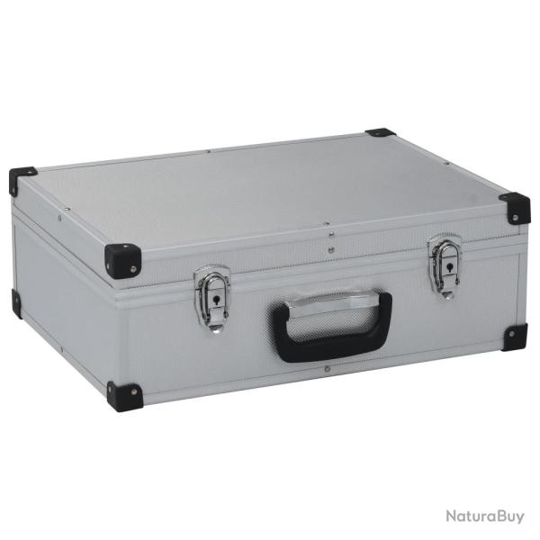 Valise � outils 46 x 33 x 16 cm Argent� Aluminium
