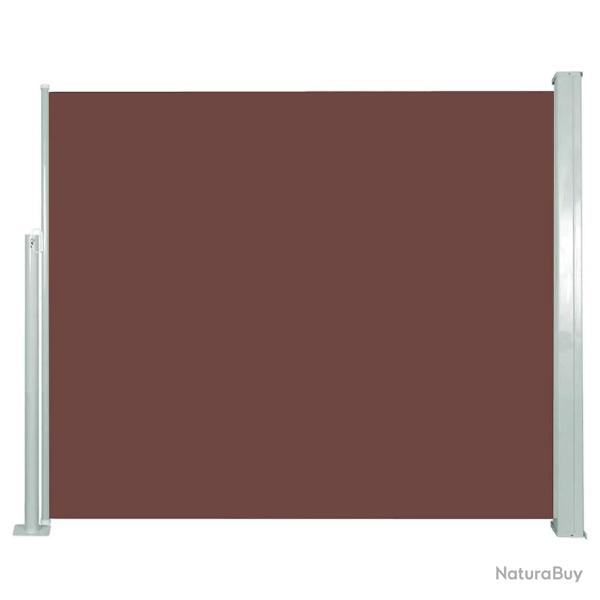 Auvent lat�ral r�tractable 120 x 300 cm Marron