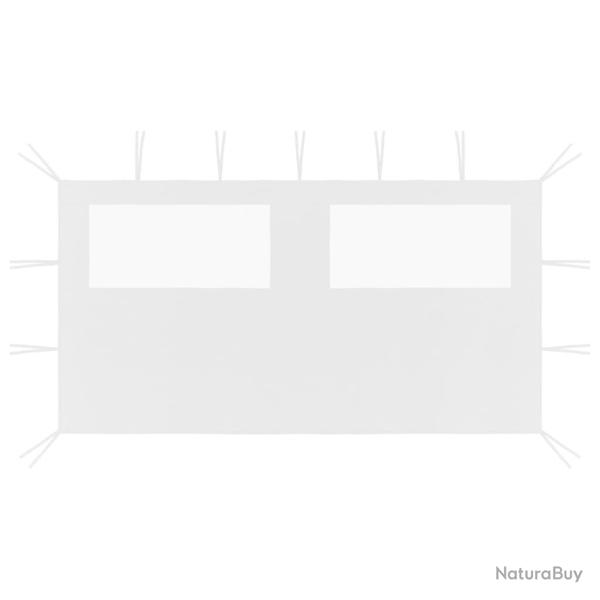 Paroi lat�rale de belv�d�re avec fen�tres 4x2 m Blanc