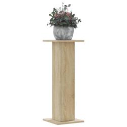 Supports pour plantes 2 pcs ch&ecirc;ne sonoma bois d'ing&eacute;nierie