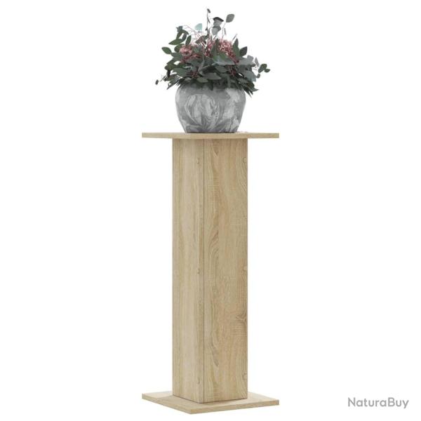 Supports pour plantes 2 pcs ch�ne sonoma bois d'ing�nierie