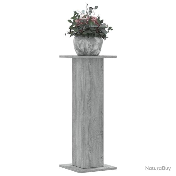 Supports pour plantes 2 pcs sonoma gris bois d'ing�nierie