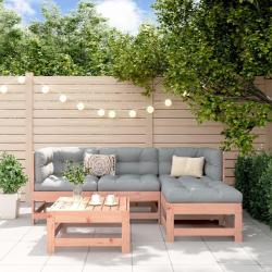 Salon de jardin 5 pcs bois massif douglas