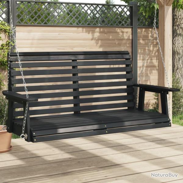 Banc de balan�oire de jardin cha�nes en m�tal bois massif sapin