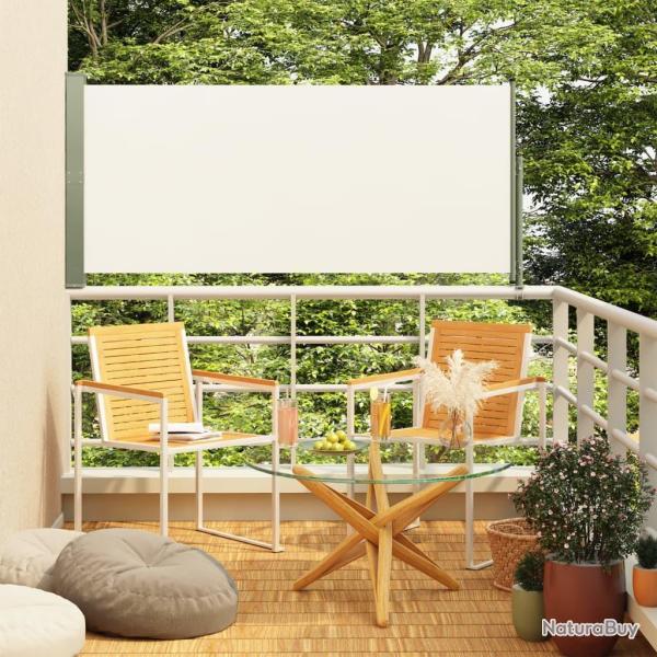 Auvent latral rtractable de patio 160x300 cm Crme