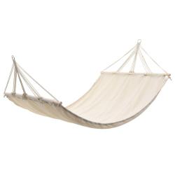 Hamac couleur cr&egrave;me 210 cm x 150 cm