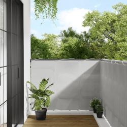 &Eacute;cran de balcon gris clair 120x500 cm 100% polyester oxford