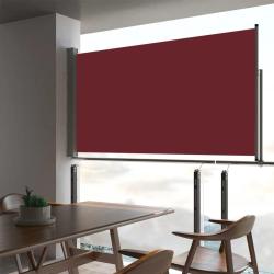 Auvent lat&eacute;ral r&eacute;tractable de patio 160x300 cm Rouge