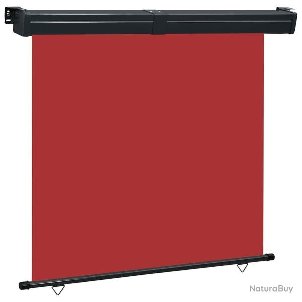 Auvent lat�ral de balcon 165x250 cm Rouge