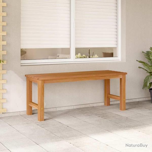 Banc de jardin 114 cm bois de teck solide