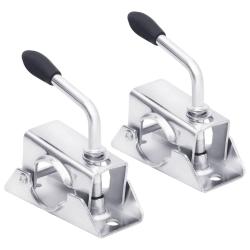 Pinces de roue de jauge 2 pcs 13,5x6,5x14 cm Acier galvanis&eacute;