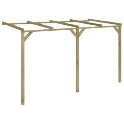 Pergola &agrave; appentis 2 x 4 x 2,2 m Bois