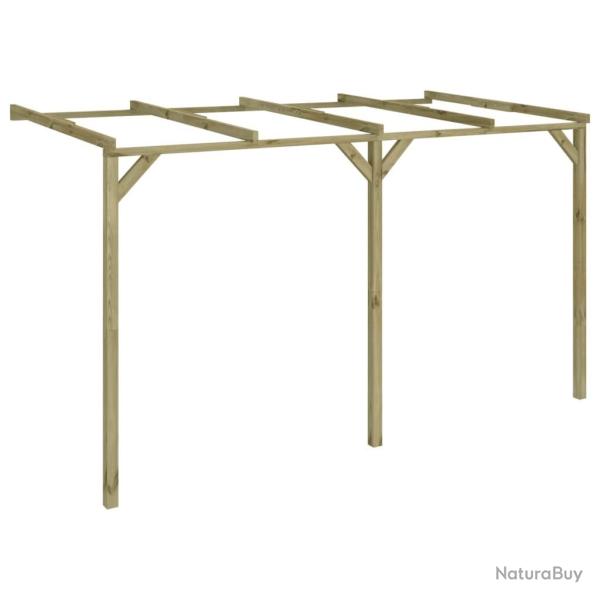 Pergola � appentis 2 x 4 x 2,2 m Bois
