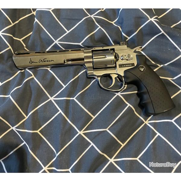 REVOLVER 6MM DAN WESSON 6'' CO2 SILVER