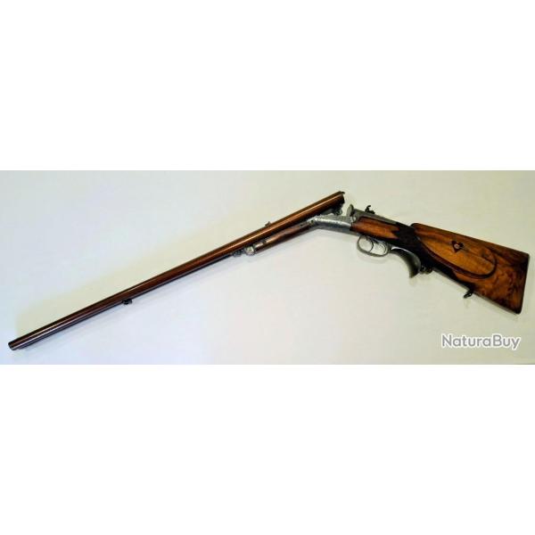 Atypique et tr�s beau fusil mixte ancien.