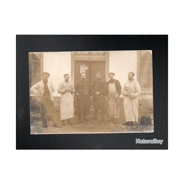 r�giment de  zouaves les cuisines et cuisiniers  cpa carte photo de sathonet (sathonay) ain