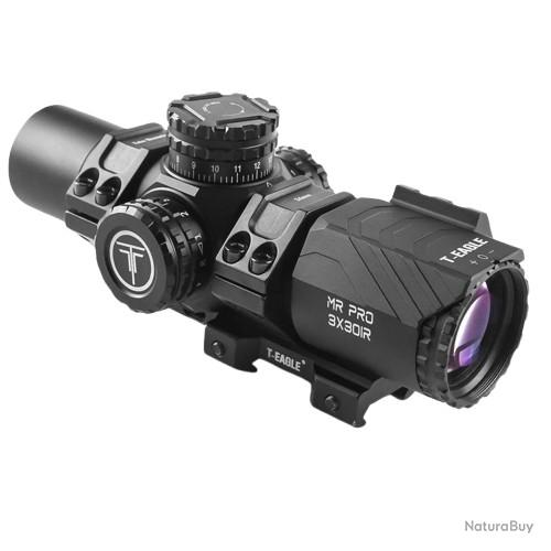 Lunette De Tir March 3x28IR Amg HD Gen Réticule Lumineux Avec Colliers 11 22 Mm Choix Item 13153461