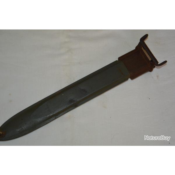 FOURREAU BAIONNETTE AMERICAINE Mle M1 FUSIL US GARAND-NORMANDIE 1944- LIBERATION-1939/1945