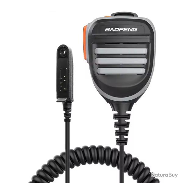 Micro Haut-Parleur �tanche pour Talkie-Walkie Baofeng - Compatible UV-9R, Plus, UV-XR, GT-3WP