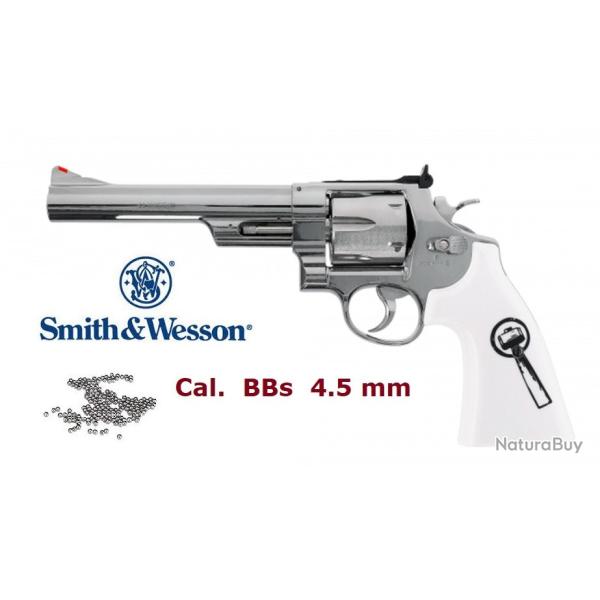 Revolver  Smith & Wesson  629 Trust  ME  6.5''  Finition  NICKELEE  *Co2  Billes Acier *