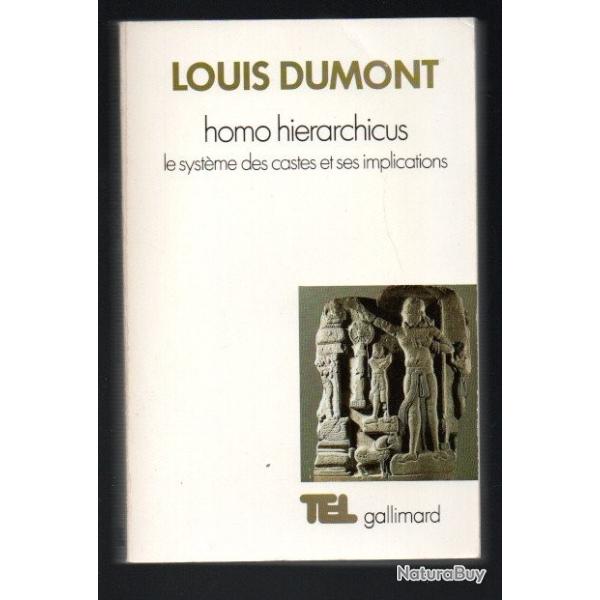 homo hierarchicus le systme des castes et ses implications de louis dumont