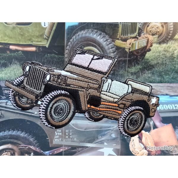 Patch brod� JEEP WW2  120x 65 mm