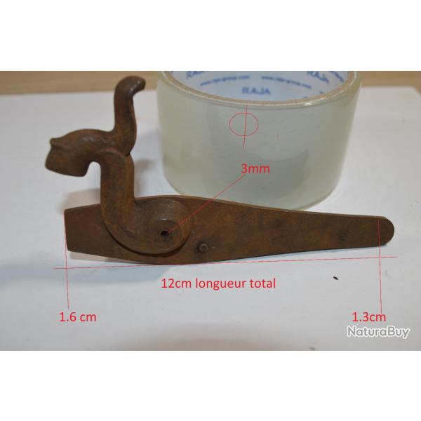 Platine pour fusil � percussion Ancien Chasse � identifier Fran�ais Belges Allemand (C8/1)