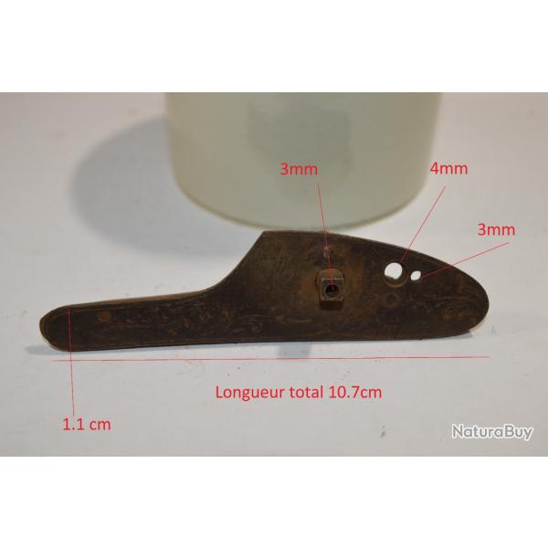 Platine pour fusil � percussion Ancien Chasse d�core restauration  Carabine  � identifier (C8/1)