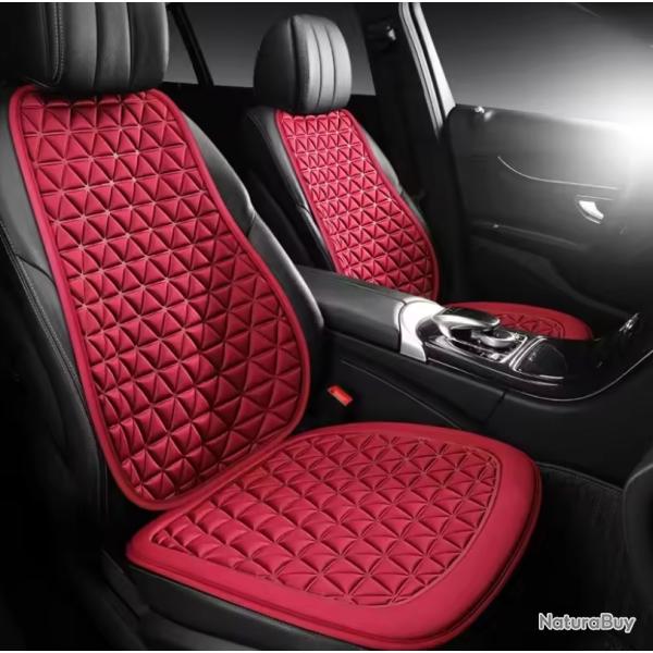 Housse de Si�ge et dossier de Voiture 3D Suspendu Universel & Confort Rouge
