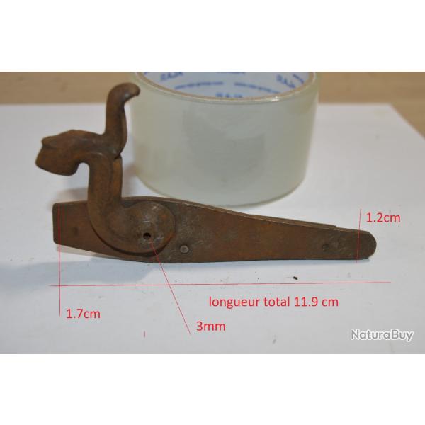 Platine / chien  pour fusil � percussion Ancien Chasse restauration  Carabine  � identifier (C8/1)