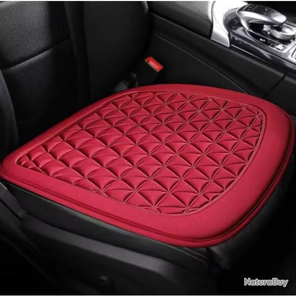 Coussin de Si�ge de Voiture 3D Suspendu Universel & Confort Toutes Saisons Rouge