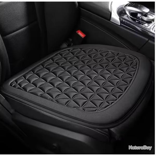 Coussin de Si�ge de Voiture 3D Suspendu Universel & Confort Toutes Saisons Noir