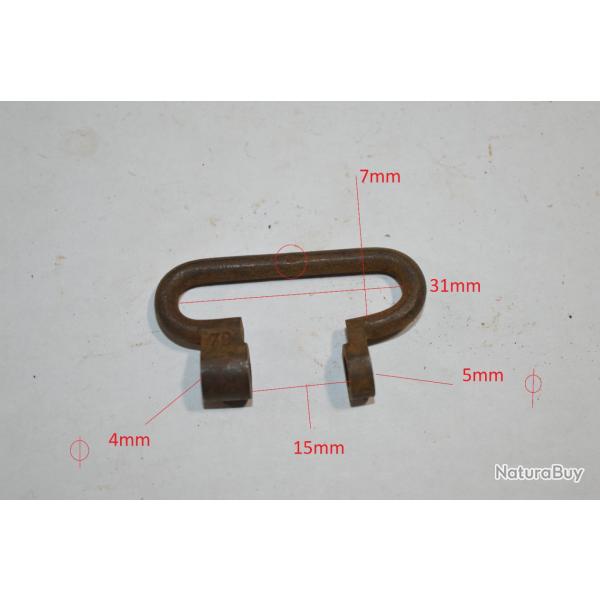 Battant de bretelles pour fusil � identifier  fran�ais, Chassepot,, Lebel Mauser G98 (C8/1)