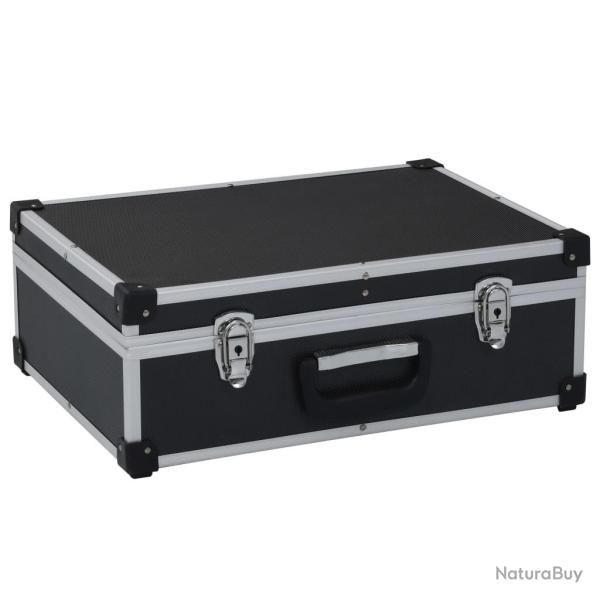 Valise  outils 46 x 33 x 16 cm Noir Aluminium