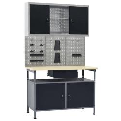 &Eacute;tabli avec 3 panneaux muraux et 1 armoire