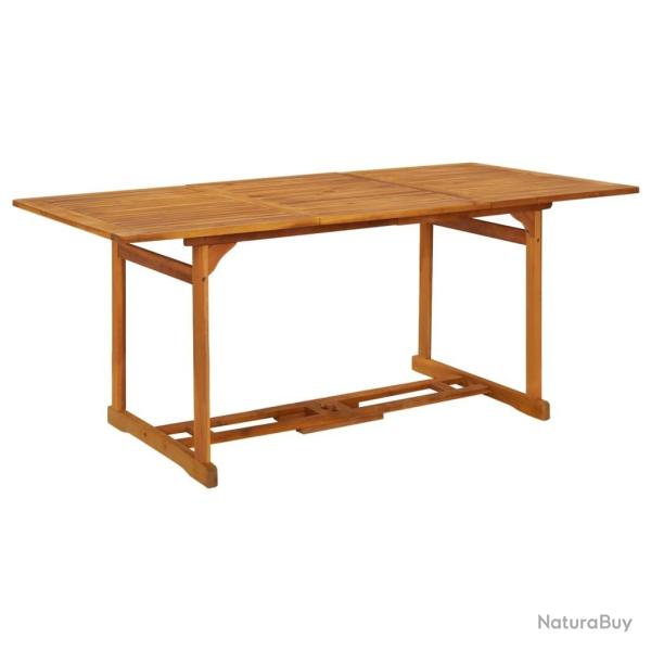 Table  dner de jardin 180x90x75 cm Bois d'acacia solide