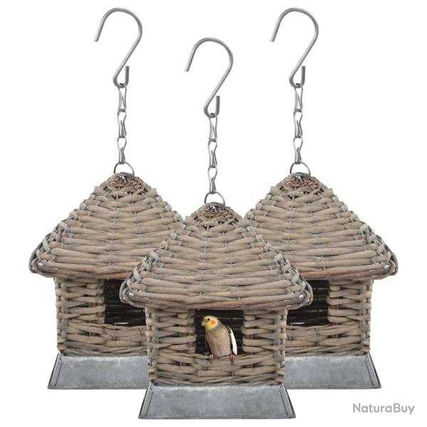 Nichoir 3 pcs Osier