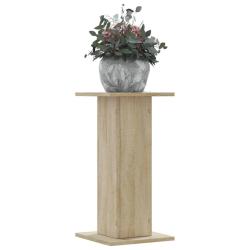 Supports pour plantes 2 pcs ch&ecirc;ne sonoma bois d'ing&eacute;nierie