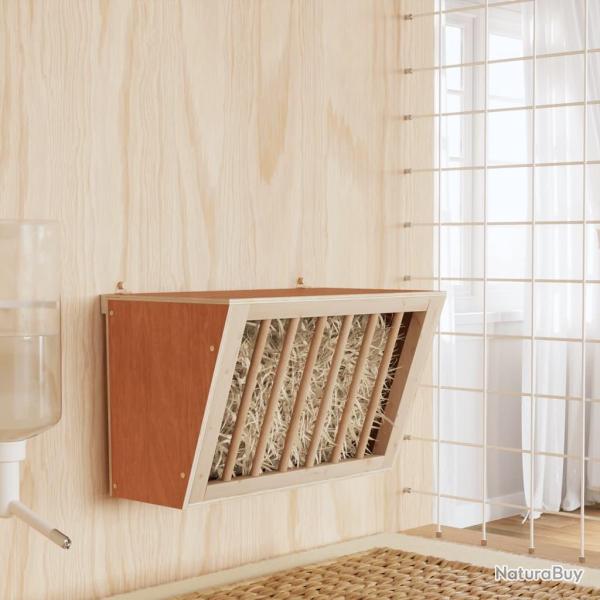 Mangeoire � foin pour lapins 37x18,5x23 cm bois massif sapin