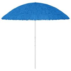 Parasol de plage Hawaii bleu 300 cm