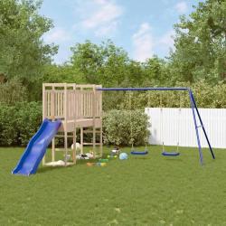 Aire de jeux d'ext&eacute;rieur bois de pin massif