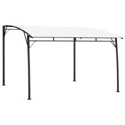 Auvent pare-soleil de jardin 3x3x2,55 m Cr&egrave;me