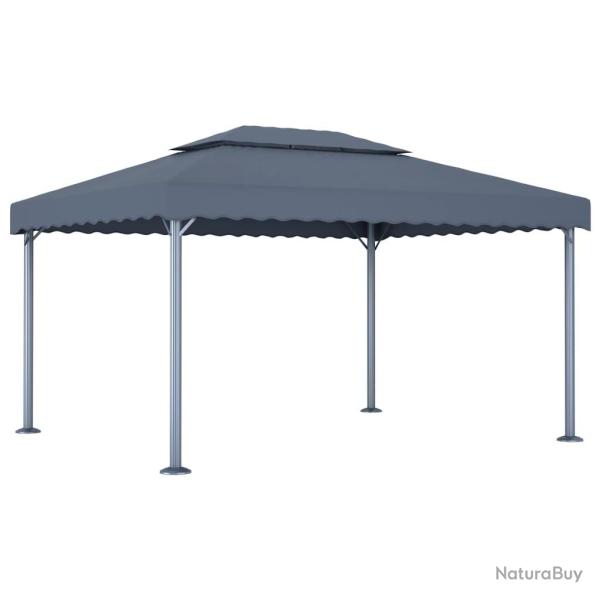 Tonnelle 400x300 cm Anthracite Aluminium