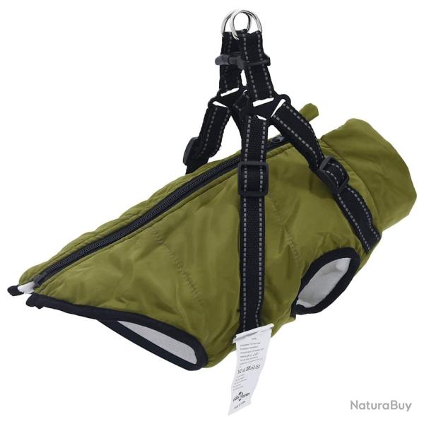 Manteau pour chiens avec harnais imperm�able r�fl�chissant L24
