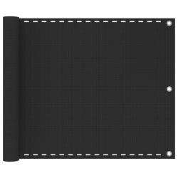 &Eacute;cran de balcon en PEHD anthracite de 75x400 cm