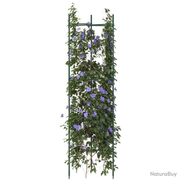 Cage � tomates 2 pcs 116 cm acier et PP