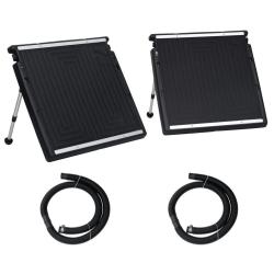Panneau de chauffage solaire &agrave; double piscine 150x75 cm