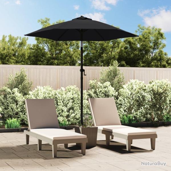 Parasol Noir 200x224 cm Aluminium