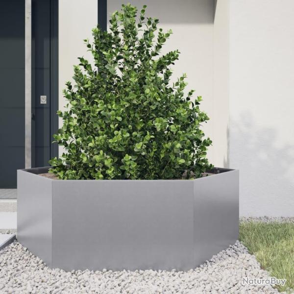 Jardini�re hexagone 138x120x45 cm acier galvanis�