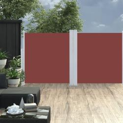 Auvent lat&eacute;ral r&eacute;tractable Marron 120 x 600 cm